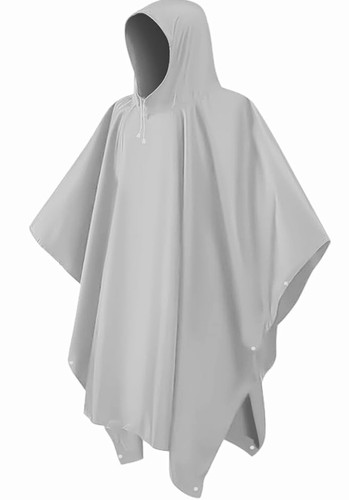 Grey unisex waterproof pvc - waterproof,