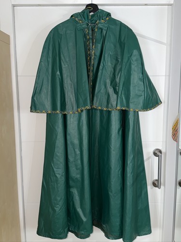 Rare vintage pvc green rain - rare,