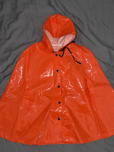 Pvc patent cape - patent, rain
