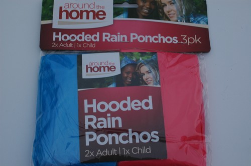 Lightweight rain ponchos - 3x,