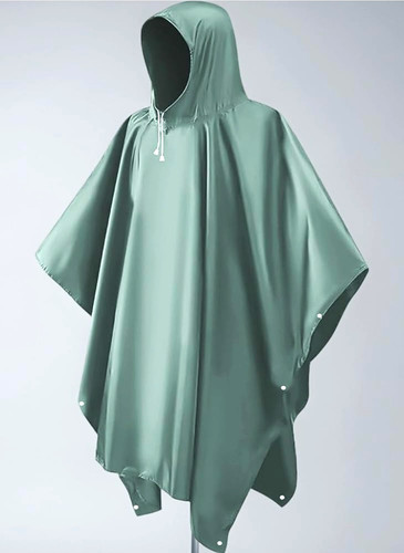 Men green hooded - men's,