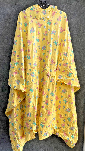 Soft yellow print pvc - soft, plastic